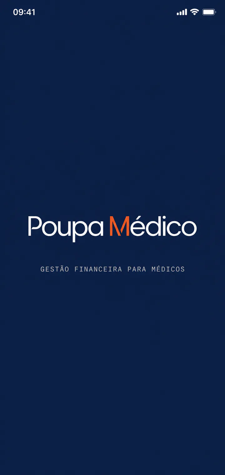 Mockup de celular mostrando atendimento da Poupa Médico no WhatsApp